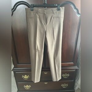 Classic Tailored Dress Pants in Light Taupe